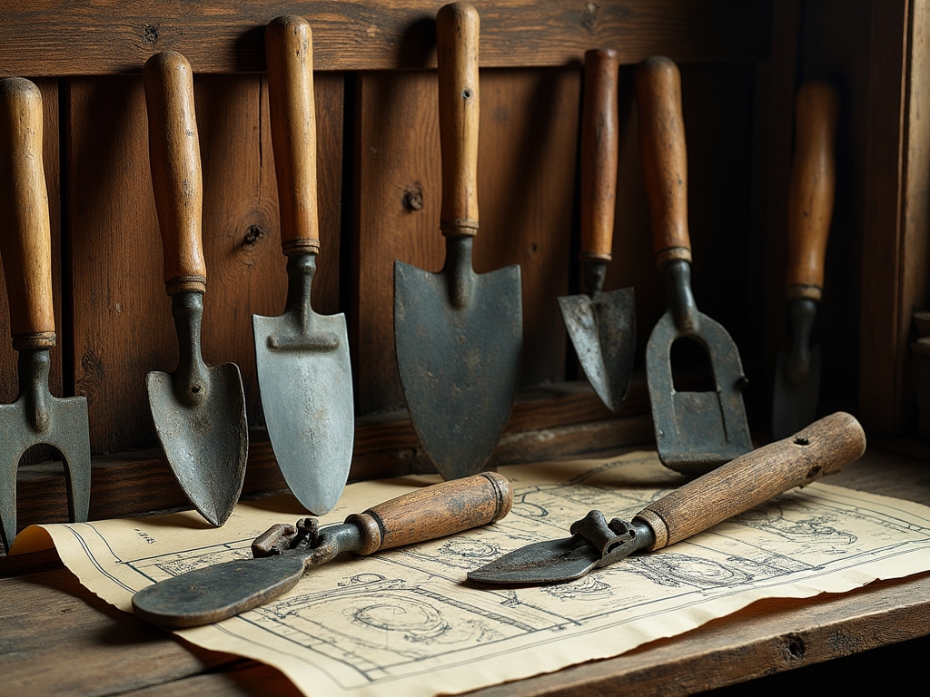 Outils traditionnels de jardinage français